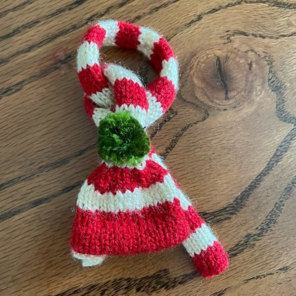 🌹🌺🌸Winter Holiday Hat and Scarf for Wine Bottle🌹🌺🌸 - Picture 2 of 2